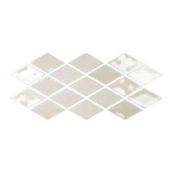 Ruit Tegels 9,8x16,7 - Memories Looks Handvorm Mist Lichtgrijs Patroon