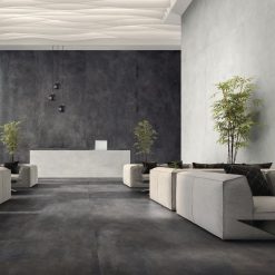 Alternative view of Betonlook Tegel Slabs 80x160 - AVA Skyline Ghiaccio Mat Grijs