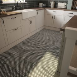Alternative view of Decortegel 7,5x24,5 - Laura Ashley Mason Charcoal Donkergrijs