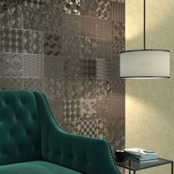 Alternative view of Decortegels 15x15 - Metal Shine Bruin
